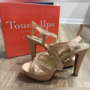 Touch Ups Nude High Heel Platforms